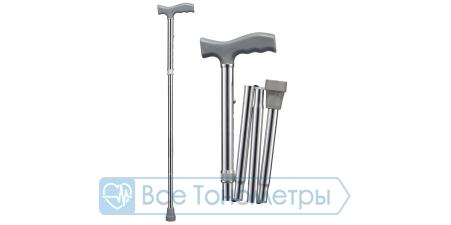 Трость складная B.WELL rehab WR-412 Серебро