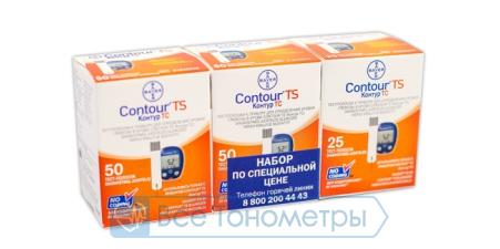 Комплект BAYER Контур ТС (2 упк.тест-полосок №50 и1 упк.№25)
