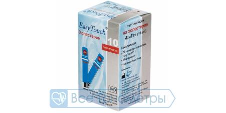 Тест-полоски Bioptik EasyTouch №10 на холестерин