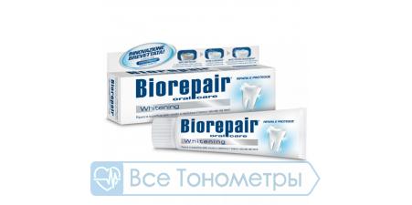 Отбеливающая зубная паста BIOREPAIR с частицами microRepair, 75 мл