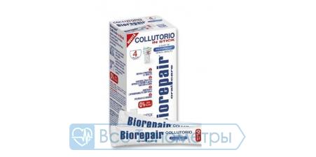 Ополаскиватель для полости рта BIOREPAIR 4-action mouthwash дозированный, 12 пакетиков по 12 мл