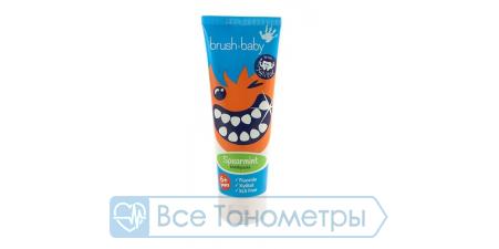 Детская зубная паста Brush Baby Spearmint/мята перечная (с 6 лет), 75 мл