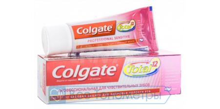 Зубная паста Colgate Total 12 Профессиональная чистка для чувствительных зубов, 75 мл