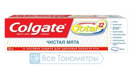 Зубная паста Colgate Total 12 Чистая мята, 100 мл