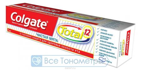 Зубная паста Colgate Total 12 Чистая мята, 75 мл