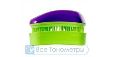Расческа для волос Dessata Hair Brush Mini Purple-Lime, фиолетовый-лайм