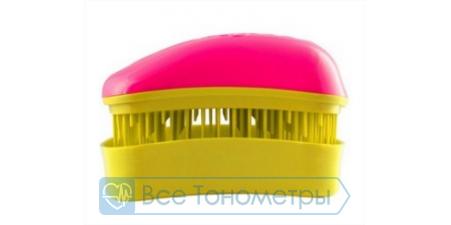 Расческа для волос Dessata Hair Brush Mini Fuchsia-Yellow, фуксия-желтый
