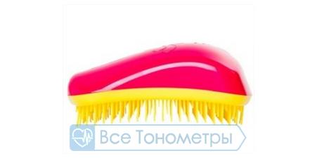 Расческа для волос Dessata Hair Brush Original Fuchsia-Yellow, фуксия-желтый