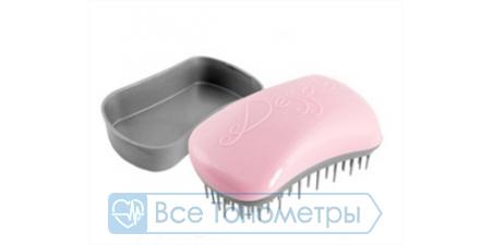 Расческа для волос Dessata Hair Brush Mini Pink-Silver, розовый-серебро