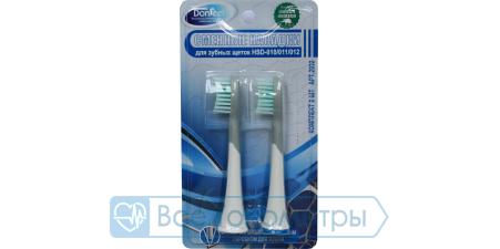 Комплект насадок Donfeel со скребком для языка для HSD-010/011/012, 2 шт, белые