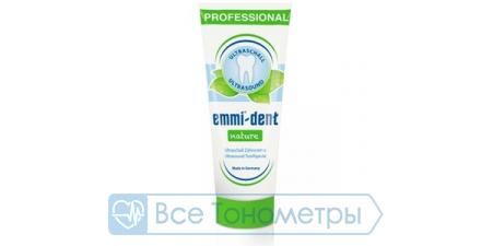Зубная паста EMMI-DENT Nature, натуральная