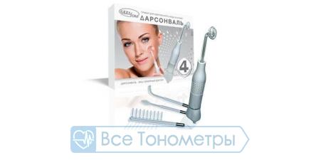 Импульсный массажер Дарсонваль с 4-мя насадками Gezatone Biolift 4 201S