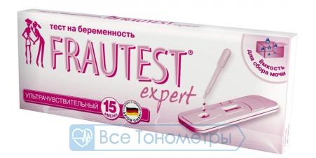Тест FRAUTEST на определение беременности Expert (в кассете с пипеткой)
