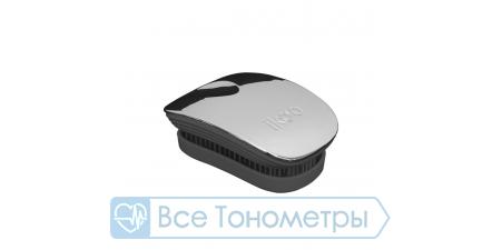 Расческа для волос IKOO pocket black-oyster metallic, черные зубчики, устричный металлик