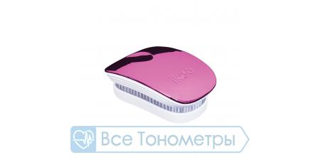 Расческа для волос IKOO pocket white-cherry metallic, белые зубчики, вишнеый металлик