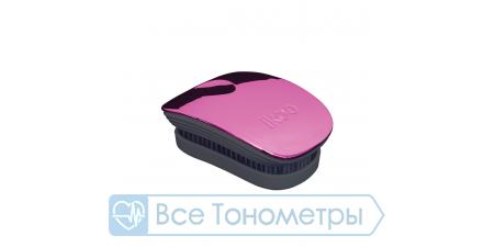 Расческа для волос IKOO pocket black-cherry metallic, черные зубчики, вишнеый металлик