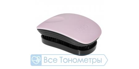 Расческа для волос IKOO pocket black-cotton candy, черные зубчики, сахарная вата