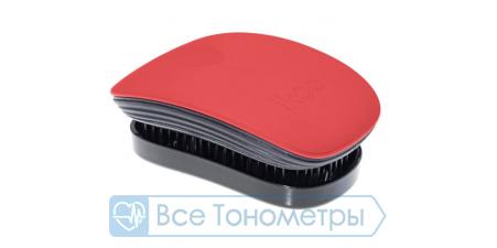 Расческа для волос IKOO pocket black-fireball, черные зубчики, огненный шар