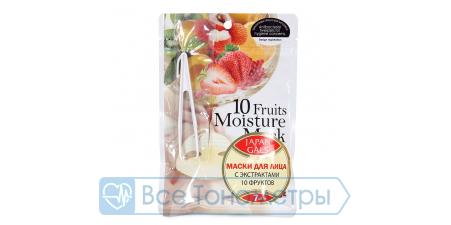 Маска для лица Japan Gals с экстрактами 10 фруктов Pure5 Essential, 7 шт