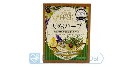 Органические маски для лица JAPAN GALS с экстрактом природных трав, 7 шт