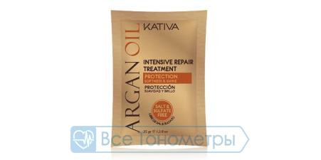 Увлажняющая маска для волос Kativa с маслом Арганы ARGAN OIL, саше 35г