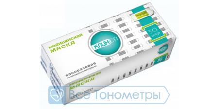 Маска медицинская КЛИНСА одноразовая №50
