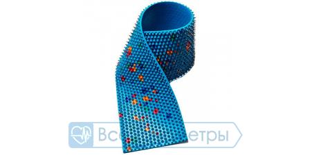 Аппликатор Ляпко "Двойной" синий (шаг игл 6,2 мм; размер 105 х 460 мм)