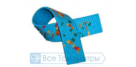 Аппликатор Ляпко "Дуэт плюс" синий (шаг игл 4,9 мм; размер 53 х 460 мм)