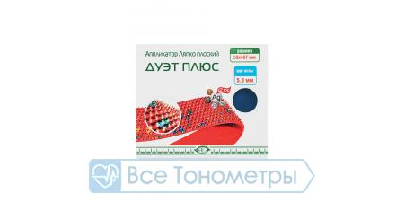 Аппликатор Ляпко "Дуэт плюс" красный (шаг игл 5,8 мм; размер 59 х 467 мм)