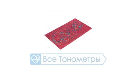 Аппликатор Ляпко "Коврик Большой" красный (шаг игл 7,0 мм; размер 275 х 480 мм)
