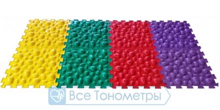 Массажный коврик ОРТО ПАЗЛ, Микс "Морские Камни"