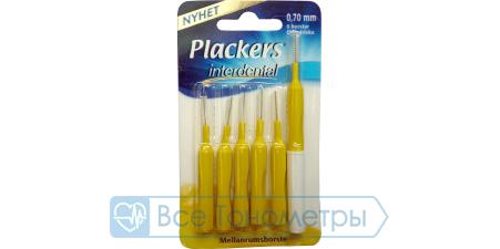 Межзубный ершик Plackers Interdental (0,7 мм.) 6 шт.