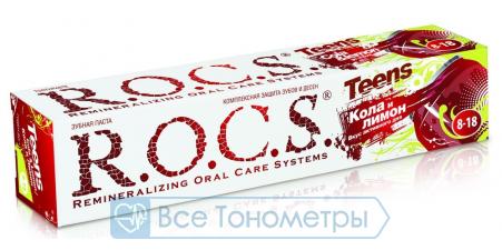 Зубная паста R.O.C.S. Кола и Лимон для школьников, 74 г