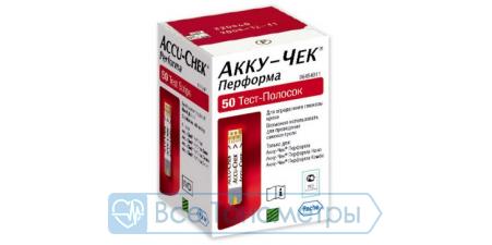 Тест-полоски для глюкометра Акку-Чек Перформа (Accu-Chek Performa) 50 шт