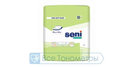 Пеленки одноразовые SENI SOFT BASIC 60 x 60 cм, 10 шт.