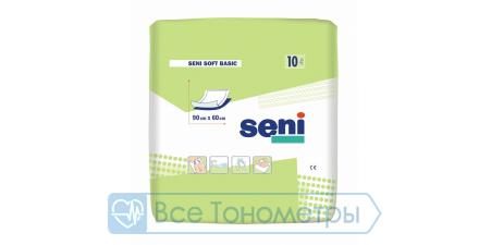 Пеленки одноразовые SENI SOFT BASIC 90 x 60 cм, 10 шт.