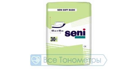Пеленки одноразовые SENI SOFT BASIC 60 x 60 cм, 30 шт.