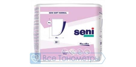 Пеленки одноразовые SENI SOFT NORMAL 60 x 60 cм, 30 шт