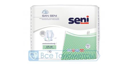 Подгузники анатомические SAN SENI Plus, 10 шт