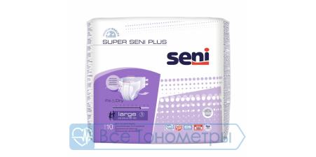 Подгузники для взрослых Super SENI Trio, Large, 10 шт.