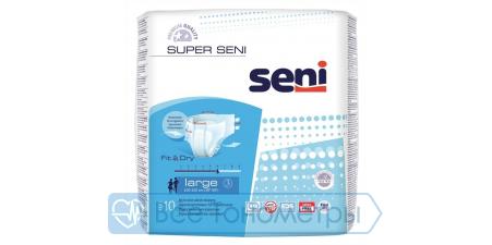 Подгузники для взрослых Super SENI Large, 10 шт