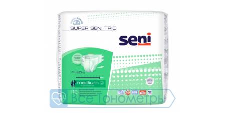 Подгузники для взрослых Super SENI Trio, Medium, 10 шт