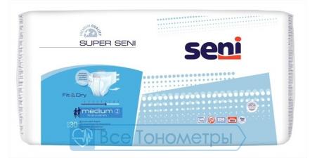 Подгузники для взрослых Super SENI Medium 30 шт