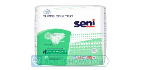 Подгузники для взрослых Super SENI Trio, Extra Large, 10 шт.
