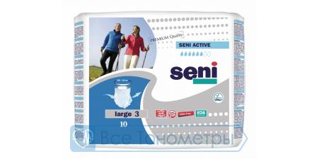 Подгузники для взрослых SENI Active Large, 10 шт.