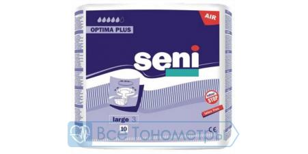 Подгузники для взрослых с поясом SENI OPTIMA PLUS Large по 10 шт.