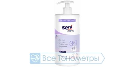 Крем моющий SENI CARE 3 в 1, 1000 мл