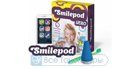 Обучающий набор для чистки зубов SMILEPOD "Игрозуб" Hero