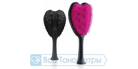 Расческа для волос Tangle Angel Xtreme Black/ Fuchsia Bristles, матовый черный