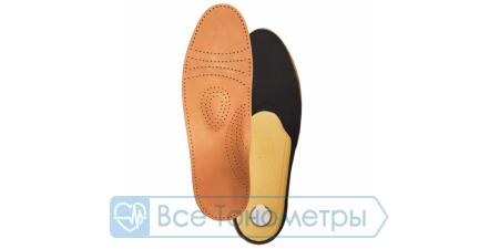 Стельки ТРИВЕС СТ-105к размер 38, ортопедические (на полужесткой основе, кожа, коричневые)